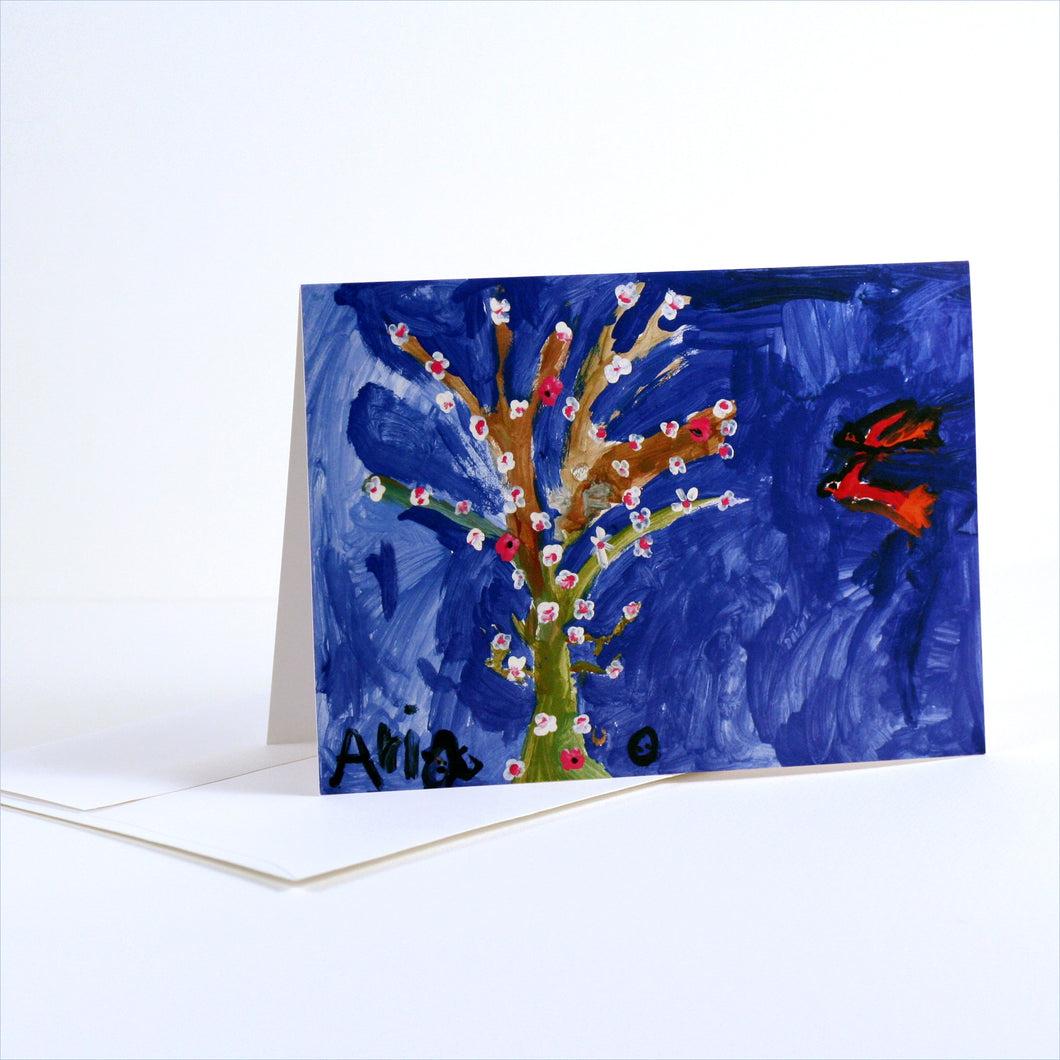 Flower Tree card set