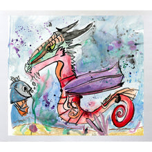 Load image into Gallery viewer, Fynn the Sea Dragon fine art print