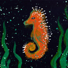 Load image into Gallery viewer, Selkie Seahorse fine art print
